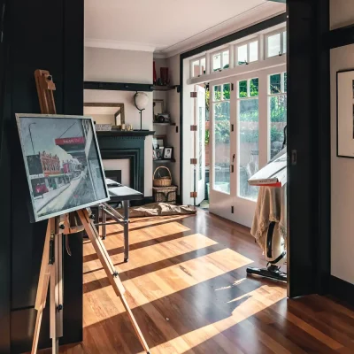 Elegant renovated living space